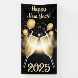 Lona Feliz Año Nuevo 2025