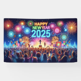 Lona Feliz Año Nuevo 2025