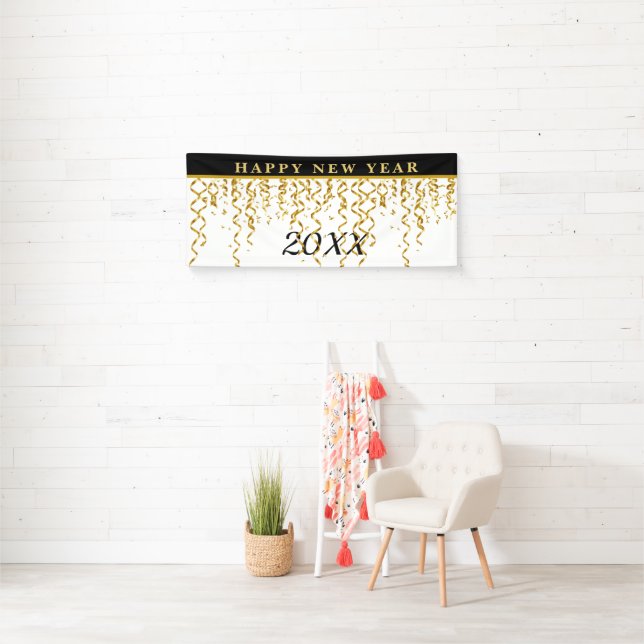 LONA FELIZ AÑO NUEVO, TRANSMISORES DE ORO (In situ)