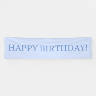 Lona Feliz Cumpleaños Baby Blue