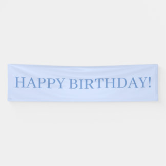 Lona Feliz Cumpleaños Baby Blue