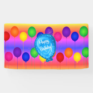 Lona ¡Feliz cumpleaños! Banner