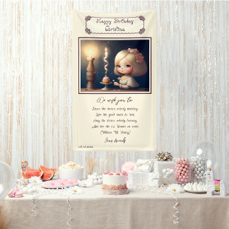 Lona Feliz cumpleaños Chica 01