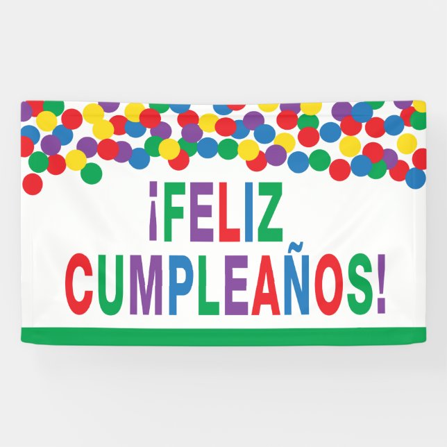 Lona Feliz cumpleaños de Feliz Cumpleaños (Horizontal)