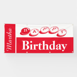 Lona Feliz cumpleaños Martha