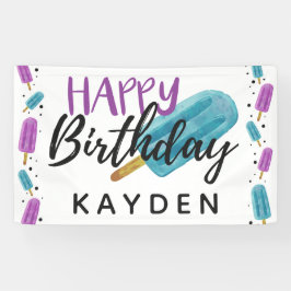 Lona FELIZ decoración de Fiesta pop de verano infantil