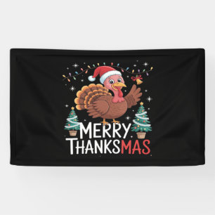 Lona Feliz Día de Acción de Gracias Santa Turquía es