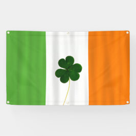 Lona Feliz Día de San Patricio Bandera Irlandesa Shamro
