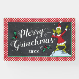 Lona Feliz Grinchmas | Fiesta Navideña del Grinch