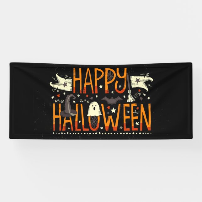 Lona Feliz Halloween (Horizontal)
