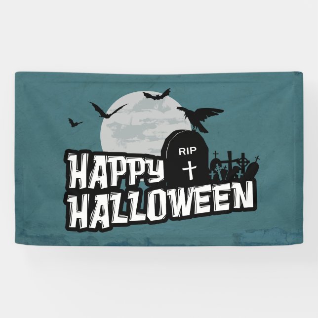 Lona Feliz Halloween (Horizontal)