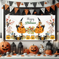 Feliz Halloween Bewitando Carne de Calabaza Negra
