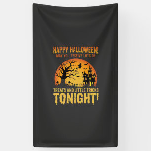 Lona Feliz Halloween Casa Embrujada Truco o Trato