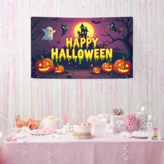 Lona Feliz Halloween Spooky Cuido