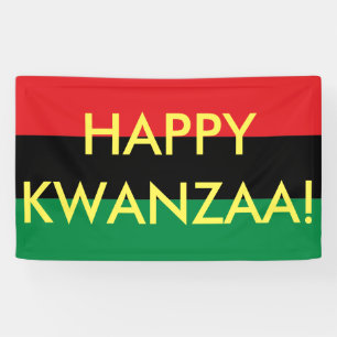 Lona Feliz Kwanzaa Red Black Green RBG UNIA Flag