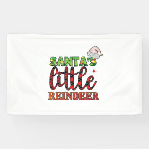 Lona Feliz Navidad amigos pequeños renos