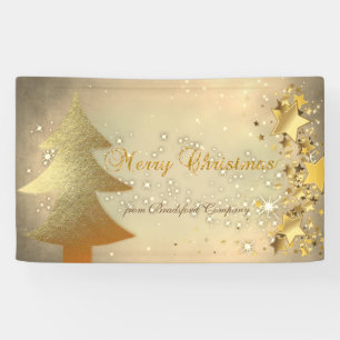 Lona Feliz Navidad ,Árbol de Navidad,Estrellas,Brillo