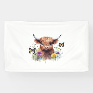 Lona Feliz Navidad Cute Highland Cow Classic T-Shirt