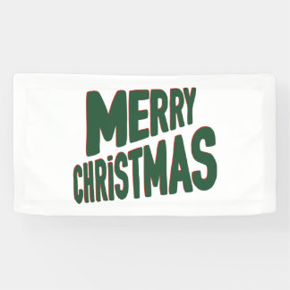 Lona Feliz Navidad Estandarte de Vinilo 1.6x3