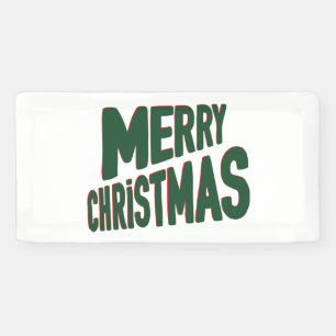 Lona Feliz Navidad Estandarte de Vinilo 2x1