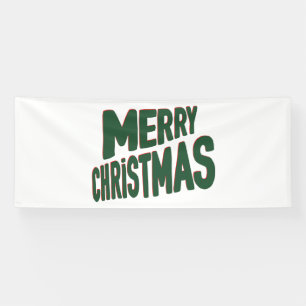 Lona Feliz Navidad Estandarte de Vinilo 4x10