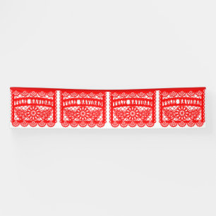 Lona Feliz Navidad Papel picado