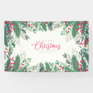 Lona Feliz Navidad y feliz año nuevo