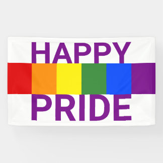 Lona Feliz Orgullo: Bandas de bandera arco iris