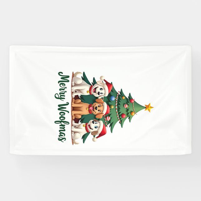 Lona Feliz Woofmas (2) (Horizontal)
