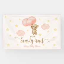 Fiesta Baby Shower de Teddy Bear and Pink Balloons