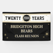 ¡Fiesta! Banner de Celebración de Reunión del 20º