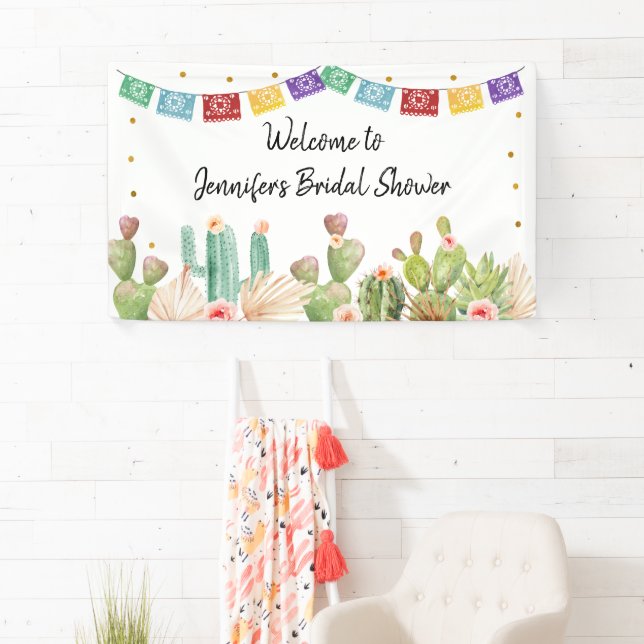 Lona Fiesta Cactus Boho Bridal Shower (In situ)