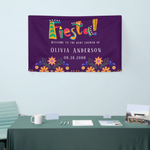 Lona Fiesta Colorful Floral Baby Shower