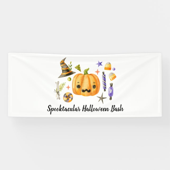 Lona Fiesta Cuo Boo Bash Spooktacular Halloween Bash (Horizontal)