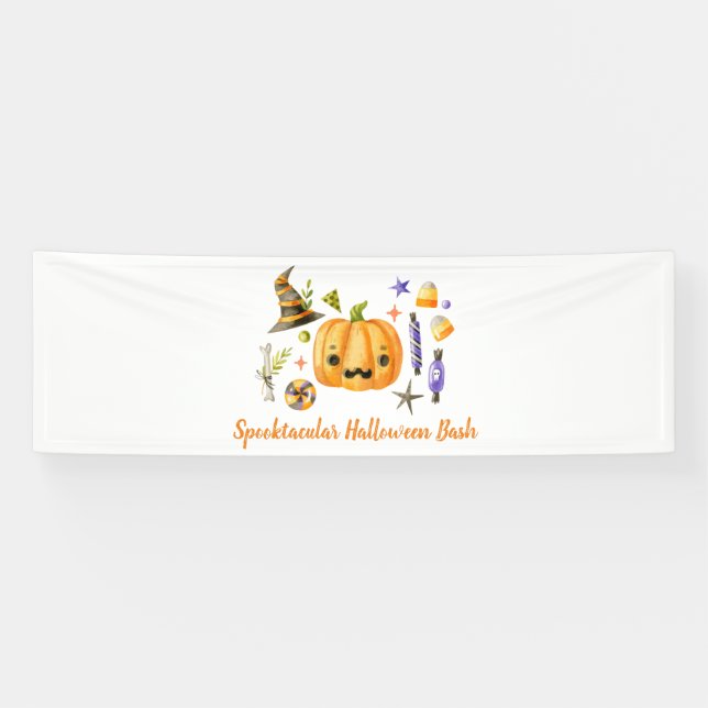 Lona Fiesta Cuo Boo Bash Spooktacular Halloween Bash (Horizontal)
