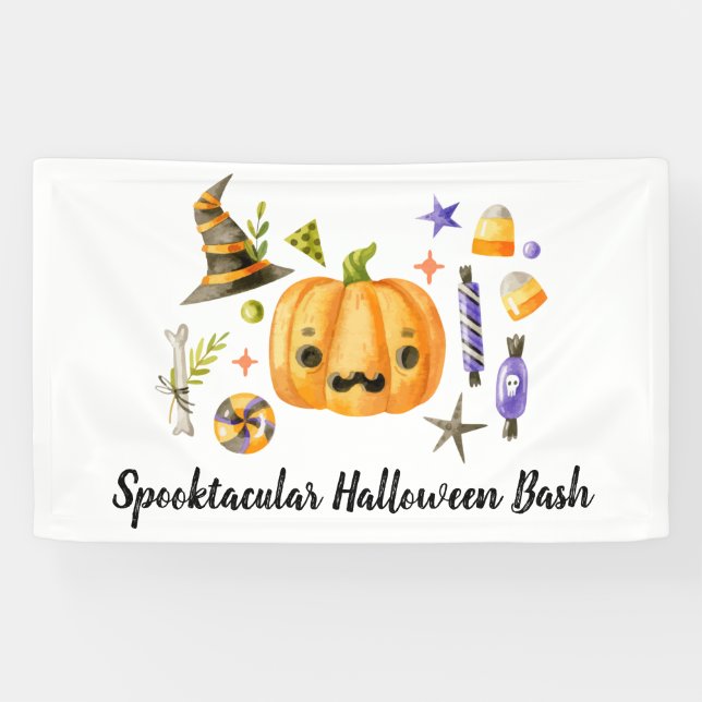 Lona Fiesta Cuo Boo Bash Spooktacular Halloween Bash (Horizontal)