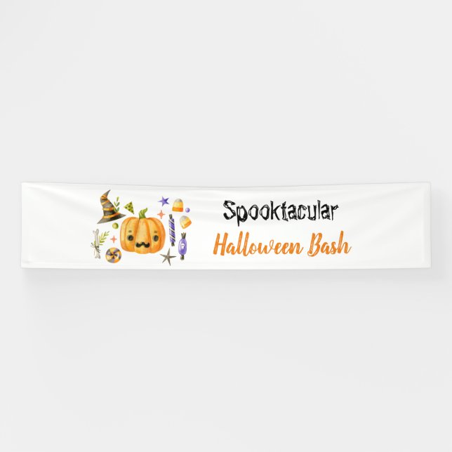 Lona Fiesta Cuo Boo Bash Spooktacular Halloween Bash (Horizontal)