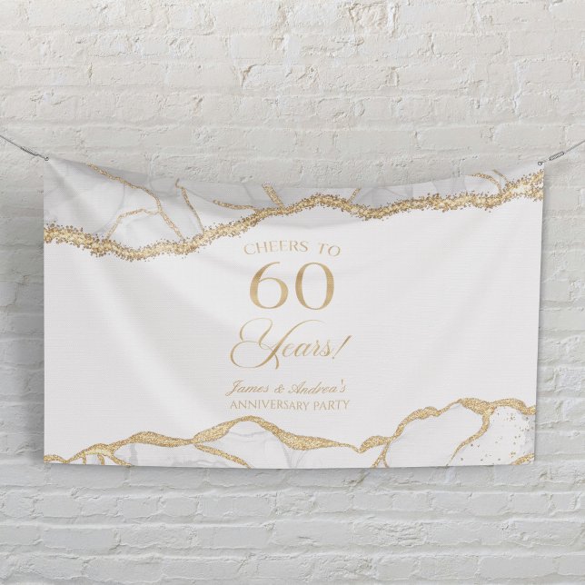 Lona Fiesta de Aniversario de Bodas de Ágata Oro Blanco (Subido por el creador)