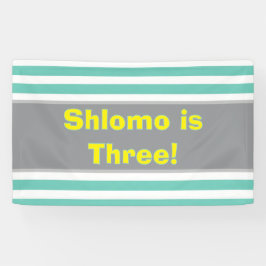 Lona Fiesta de ascensión a rayas