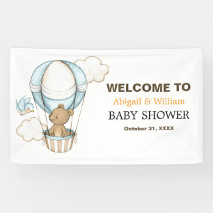 Lona Fiesta de Baby Shower del Osito Teddy Adorable