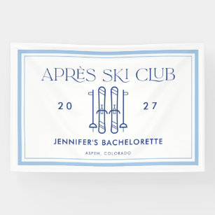 Lona Fiesta de Bachelorette de Esquí Apres Ski Club Win