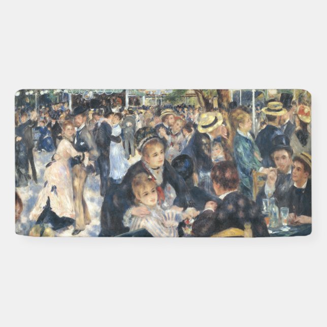 Lona Fiesta de baile Renoir Moulin Galette (Horizontal)
