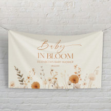 Fiesta de Bebé Boho Baby In Bloom Flor Silvestre