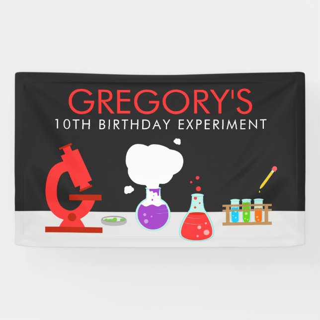 Lona Fiesta de Ciencias Infantiles (Horizontal)