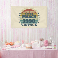 Fiesta de cumpleaños 35 vintage personalizada