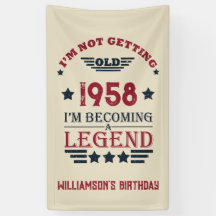 Fiesta de cumpleaños 65º de cosecha personalizada