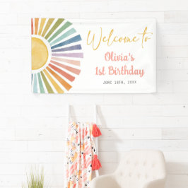 Lona Fiesta de Cumpleaños Boho Sunshine