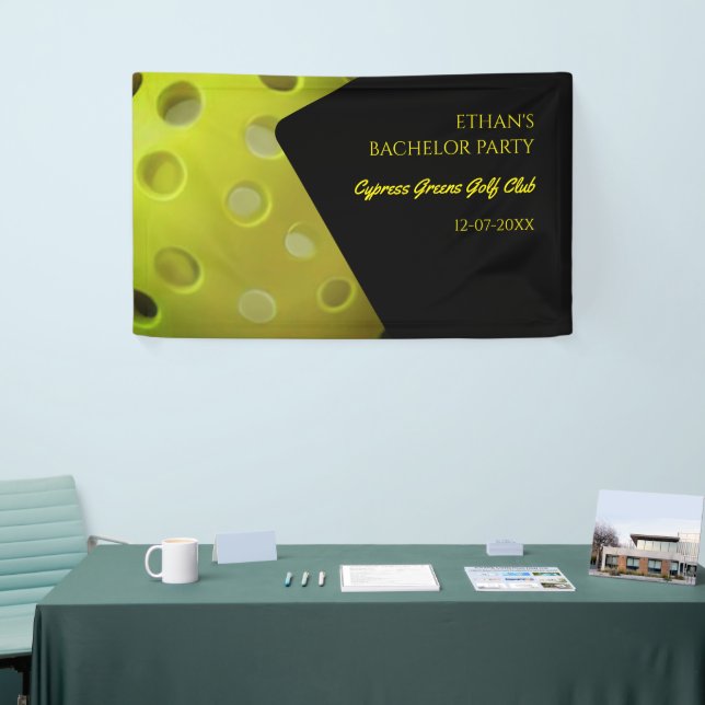 Lona Fiesta de cumpleaños de béisbol deporte de soltero (Feria)