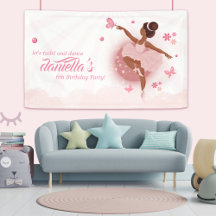 Fiesta de cumpleaños de bonito Ballerina Rosa