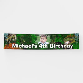 Lona Fiesta de cumpleaños de los chicos de la selva de 